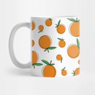 Orange pattern Mug